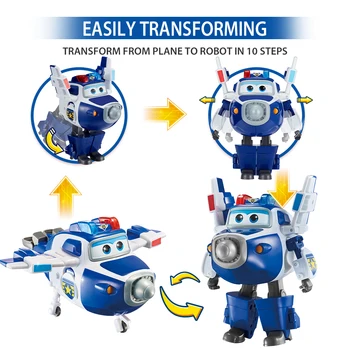 Супер Крылья 5 дюймов, Трансформирующие Наддувные Paul & Mini, Магнитные трансформирующие фигурки Супер питомцев, деформирующие детские игрушки 4