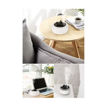 Увлажнитель воздуха с видом на горы, Мини USB, Ароматерапевтический ночник, распылительный увлажнитель воздуха для спальни, домашнего рабочего стола, офиса-B 4
