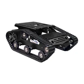 Умный робот, комплект шасси из алюминиевого сплава, Большая платформа с 2WD двигателями для Arduino/Raspberry Pi, робот с дистанционным управлением DIY