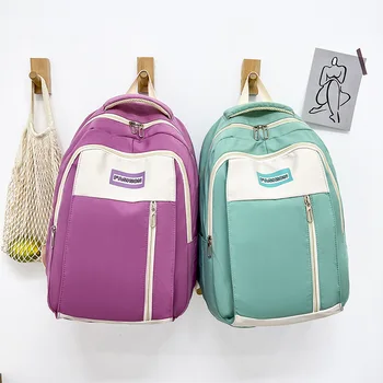 Школьная сумка для девочек-подростков, школьный рюкзак для студентов Колледжа, Женский нейлоновый рюкзак для кампуса в корейском стиле