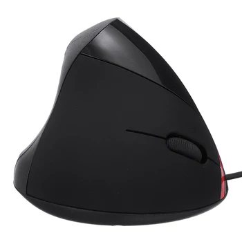 Эргономичная вертикальная оптическая мышь Вертикальная Геймерская мышь Черная 5D USB Проводная игровая мышь Для настольного ПК Портативного компьютера 3
