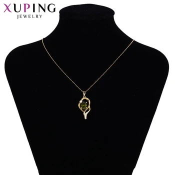 Ювелирные изделия Xuping, Модный Кулон Неправильной формы с позолоченным покрытием для женщин, подарок 32923 4